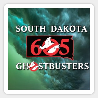 South Dakota Ghostbusters clouds Sticker